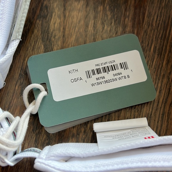 NWT - Kith x Wilson Pro Staff Visor - Picture 3 of 10